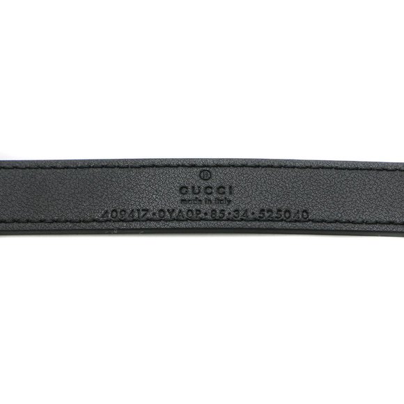 13384 - Gucci GG Marmont Thin Belt Size 85 34 409417 main image 4